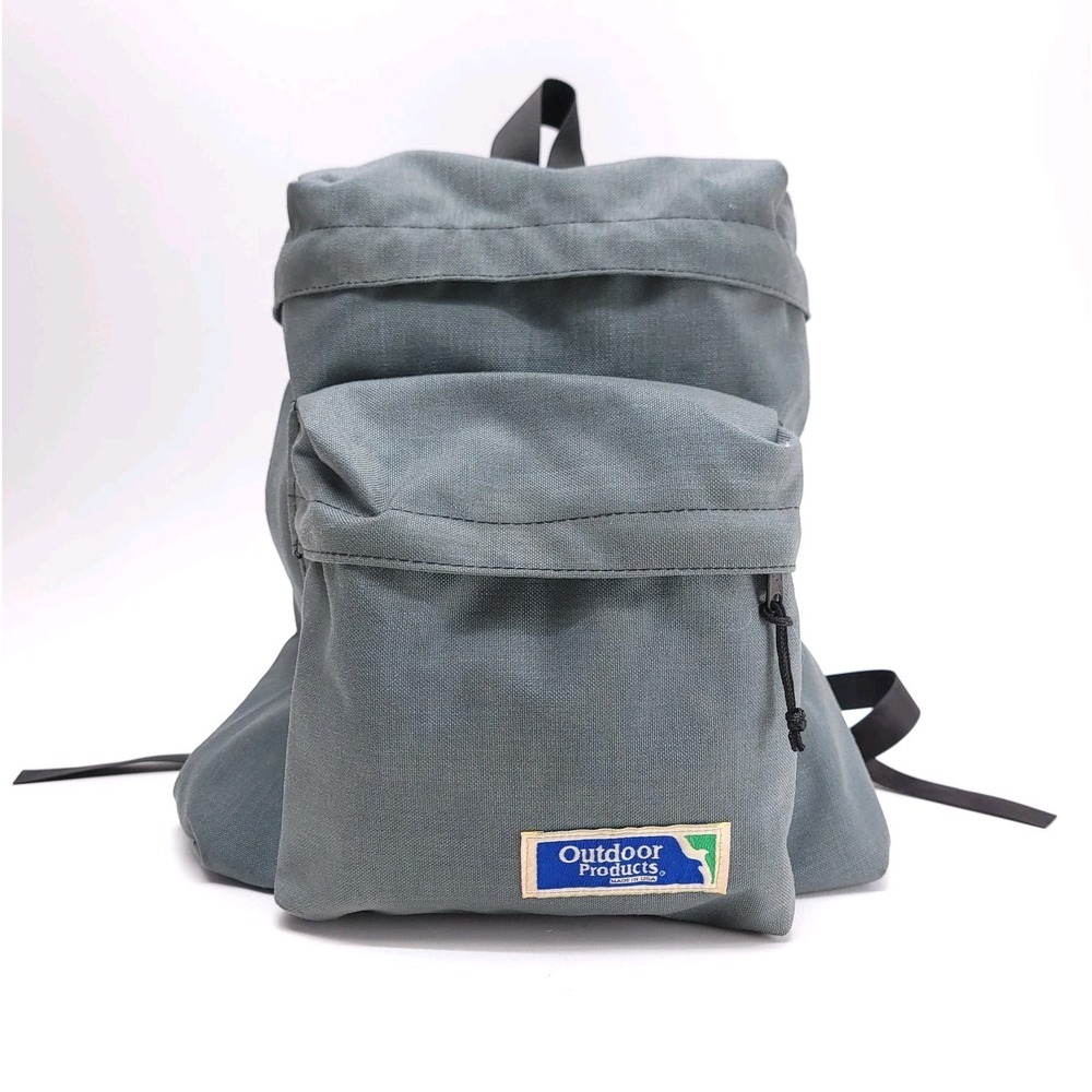 Vintage Outdoor‎ Products Backpack Gray Hiking Day Pack 80s USA
